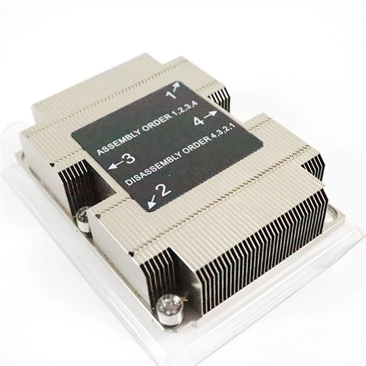 Aluminum Zipper Fin Radiator For Electronics